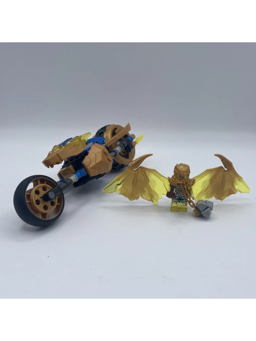 Lego Ninjago-71768- Jay's Golden Dragon Motorbike Incomplete Set